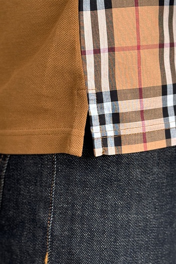 Мужское коричневое поло Burberry   