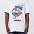 Белая футболка Dsquared2 smurfs graphic-print