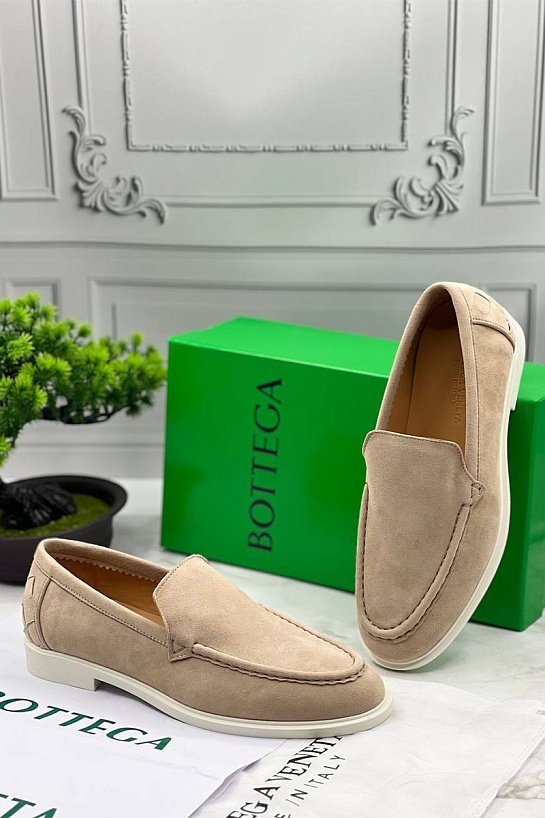 Мужские замшевые лоферы Bottega Veneta