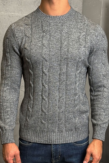 Мужской свитер Loro Piana premium - Dark Grey   