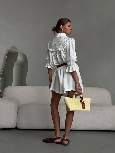 Женское белое платье Celine   