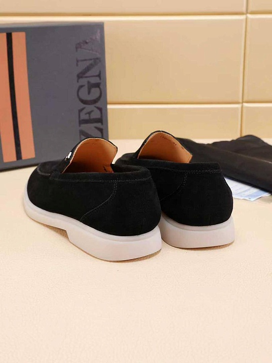 Мужские замшевые лоферы Ermenegildo Zegna