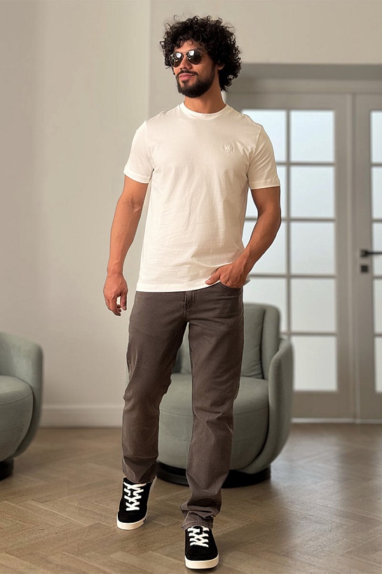 Мужские коричневые джинсы Hugo Boss