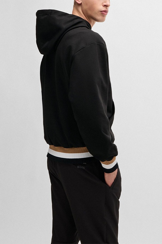 Мужское чёрное худи Hugo Boss Sullivan Open