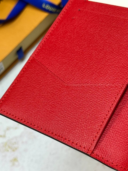Кожаная обложка для паспорта Louis Vuitton Premium 10x14x2.5 см