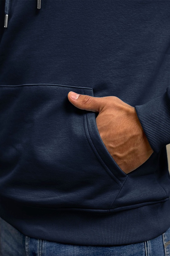 Мужское худи Tommy Hilfiger тёмно-синего цвета