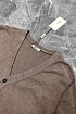 Мужской кардиган Brioni logo-detail - Brown