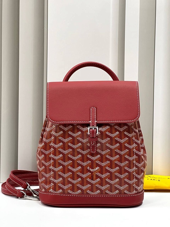 Женский рюкзак Goyard Alpin Mini Premium 23x19x9.5 см - Red