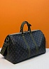 Кожаная дорожная сумка Louis Vuitton Keepall Bandouliere premium 50x28x22 см