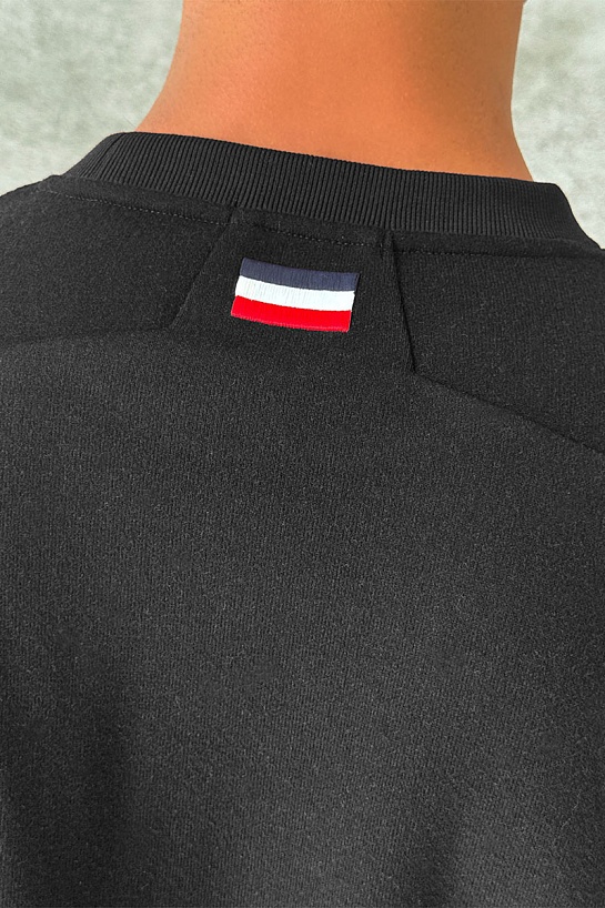 Мужской свитшот Moncler logo-patch - Grey