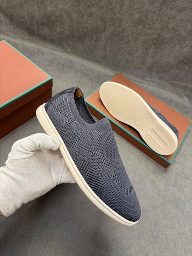 Мужские текстильные лоферы Loro Piana   
