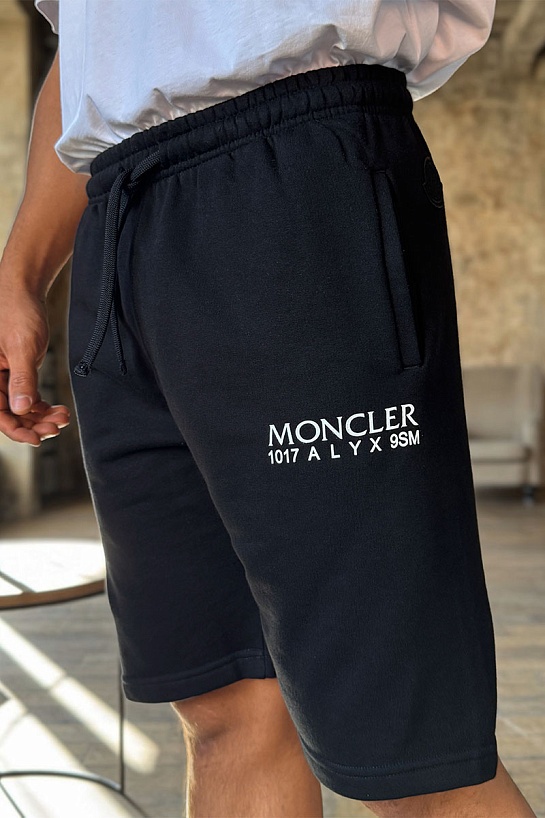 Мужские чёрные шорты Moncler 1017 ALYX 9SM