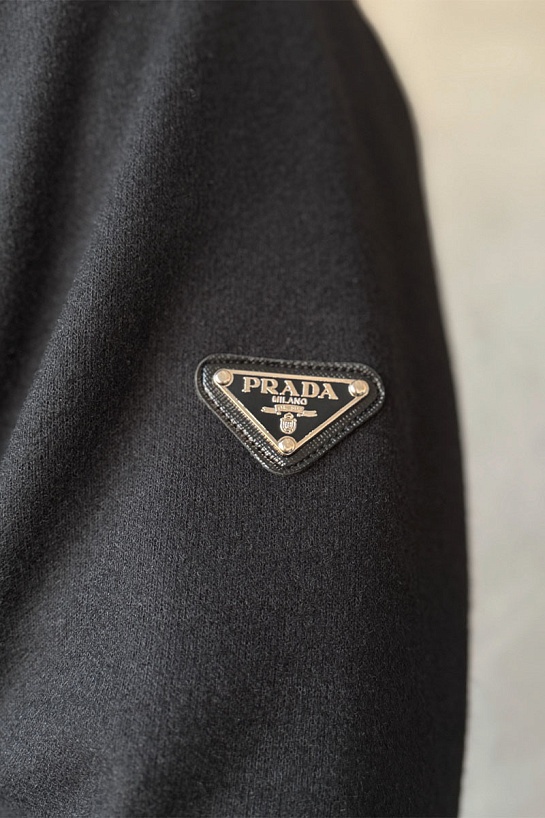Мужская двухсторонняя куртка Prada logo-plaque