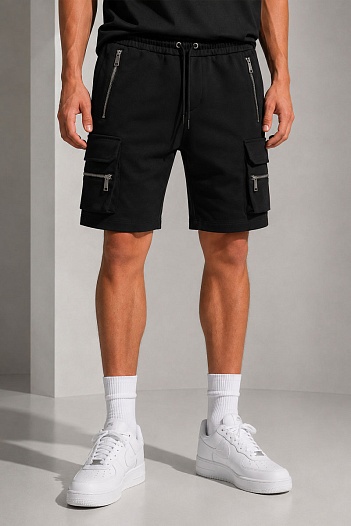 Мужские чёрные шорты Dsquared2   