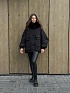 Женский чёрный пуховик с натуральным мехом Max Mara