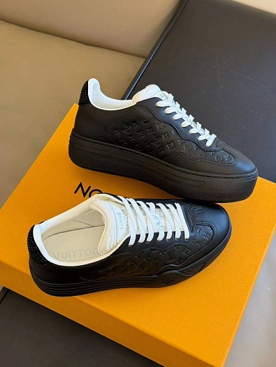 Женские кроссовки Louis Vuitton Groovy Monogram - Black   