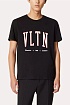 Мужская чёрная футболка Valentino 
