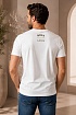 Мужская белая футболка Hugo Boss x AJBXNG