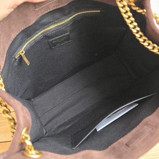 Замшевая сумка Yves Saint Laurent 32x25 см