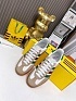 Женские кроссовки Gucci x Adidas Gazelle Collaboration - Beige