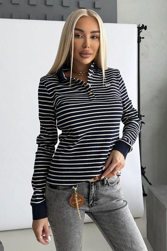 Женское поло с длинным рукавом Celine premium