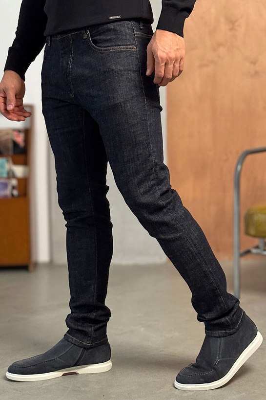 Замшевые лоферы с мехом Hugo Boss high-top - Grey