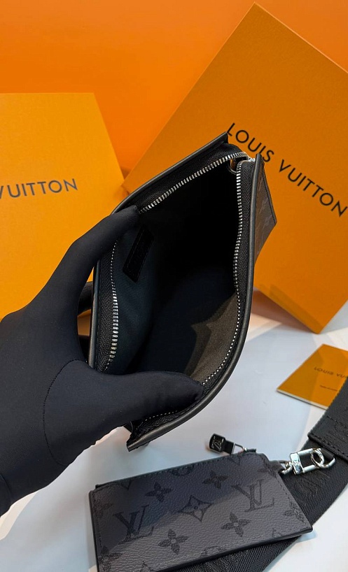 Кожаная сумка Louis Vuitton Gaston Wearable premium 22x14.5x4.5 см