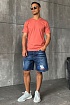 Синие джинсовые шорты Dsquared2 x OVO