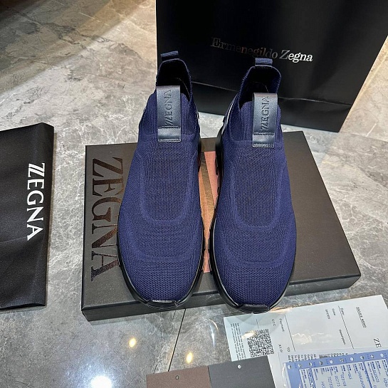 Мужские текстильные кроссовки Ermenegildo Zegna