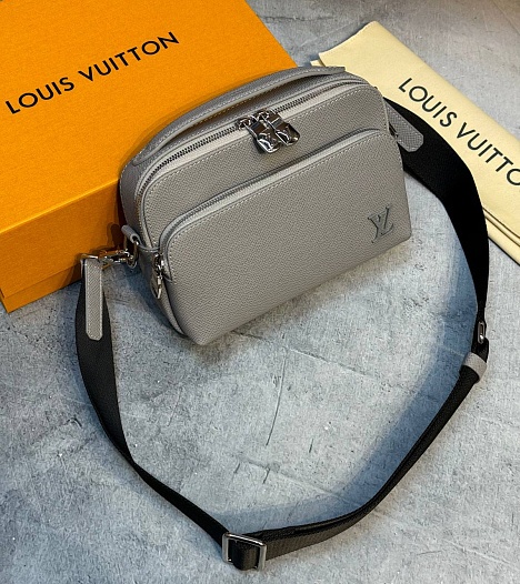 Кожаная сумка Louis Vuitton Avenue Messenger Premium 22.6x15.5x7 см   