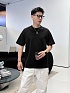 Чёрная оверсайз футболка Chrome Hearts premium