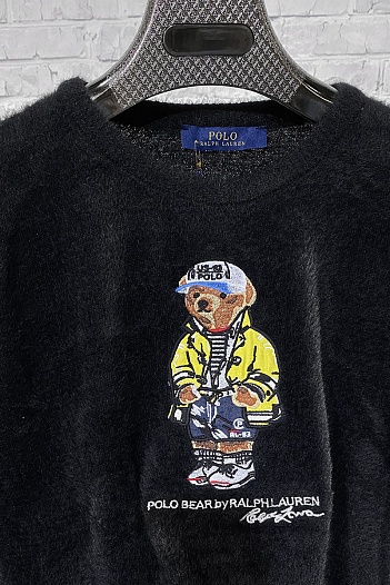 Женский свитер Polo Ralph Lauren "Bear" - Black   