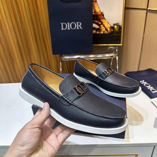 Мужские кожаные лоферы Dior