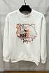 Мужской белый свитшот Kenzo Tiger Head embroidered