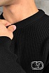 Мужской чёрный свитер Valentino Vlogo Signature
