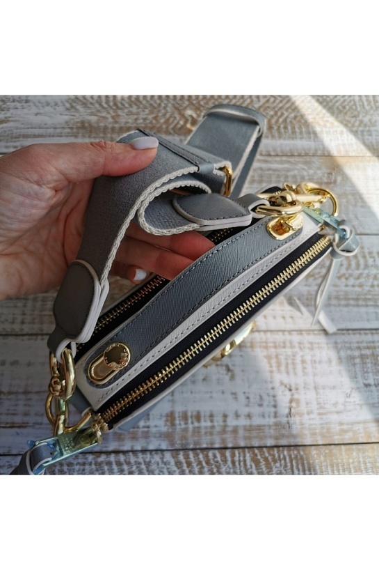 Кожаная сумка Marc Jacobs 19x11 см - Blue