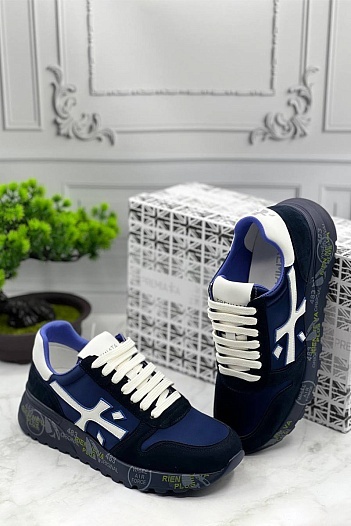 Замшевые кроссовки Premiata Mick - Navy   