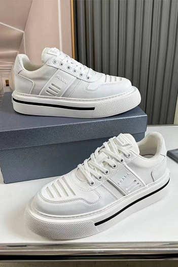 Мужские комбинированные кроссовки Prada   