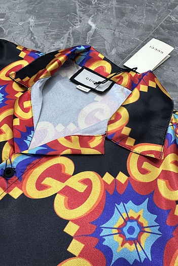 Мужская рубашка Gucci GG Kaleidoscope   