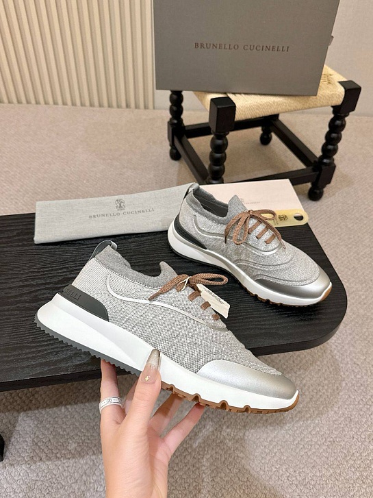 Мужские кроссовки Brunello Cucinelli knitted
