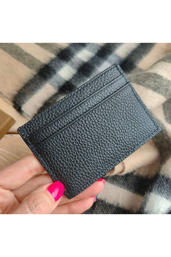 Кожаный кардхолдер Burberry logo-plaque 10x7 см (2 расцветки)