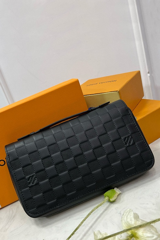 Кожаное портмоне Louis Vuitton Zippy XL Premium 22x12x5 см