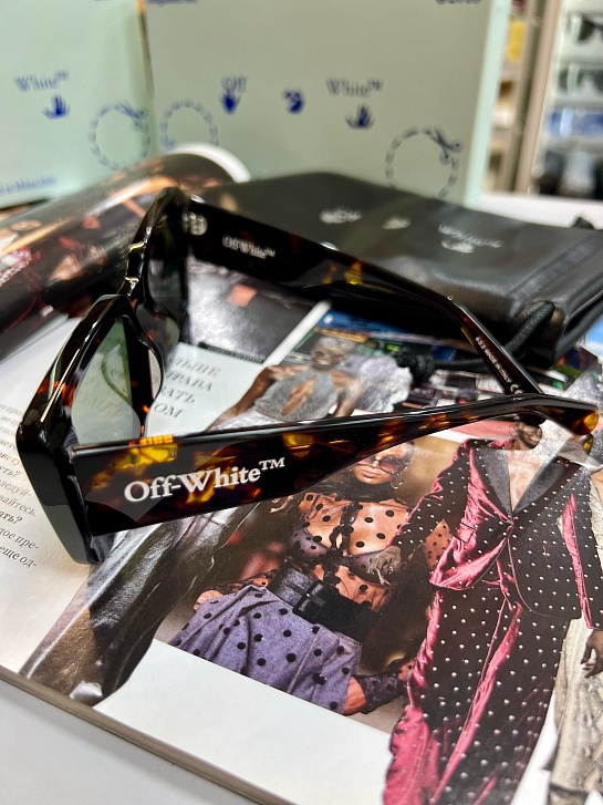 Солнцезащитные очки Off-White Savannah - Black Leopard
