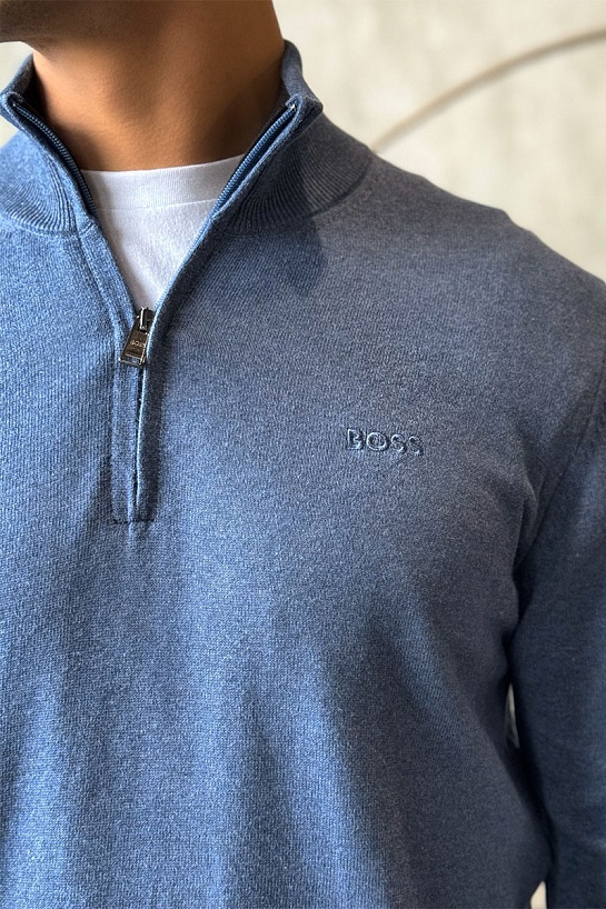 Мужской джемпер Hugo Boss цвета индиго