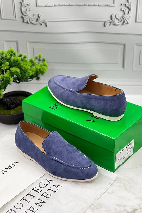 Мужские замшевые лоферы Bottega Veneta