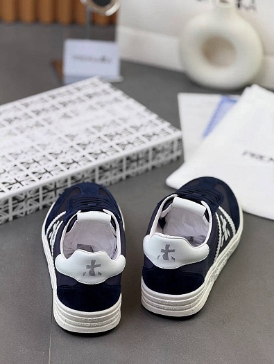 Комбинированные кроссовки Premiata Bonnie - Navy   