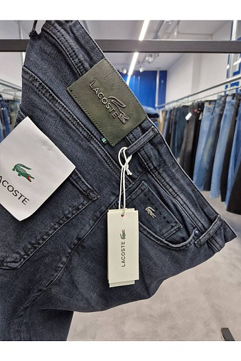 Мужские светло-синие джинсы Lacoste   