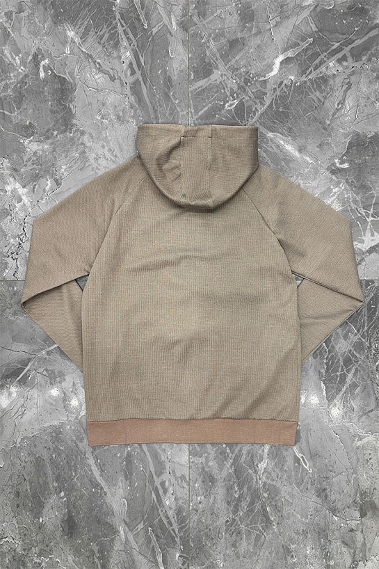 Кофта на молнии Brunello Cucinelli logo-embroidered - Brown