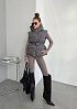 Женский серый жилет Prada premium
