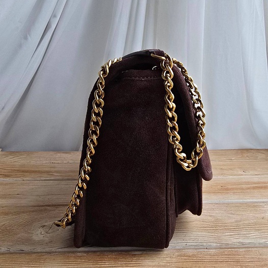 Замшевая сумка  Yves Saint Laurent 28x21 см   